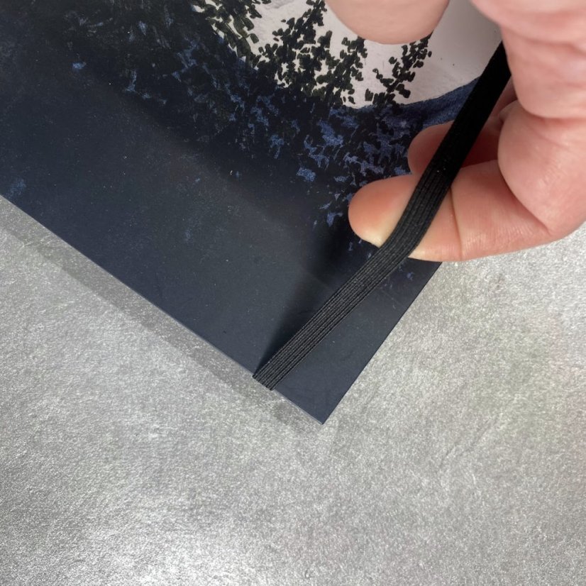 Tečkovaný zápisník s úplňkem A5