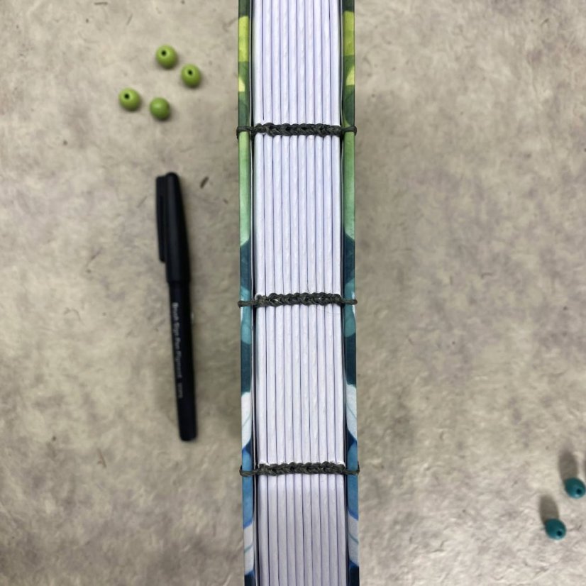 Tečkovaný zápisník Akvarelové listy - oboustranný motiv