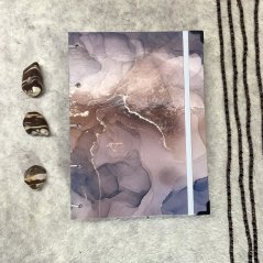 Tečkovaný zápisník Soumrak bouřlivý II, A5