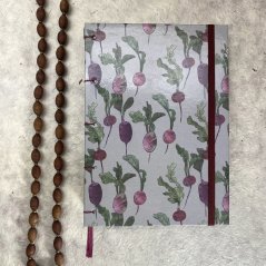 Tečkovaný zápisník Ředkvičky a ředkve