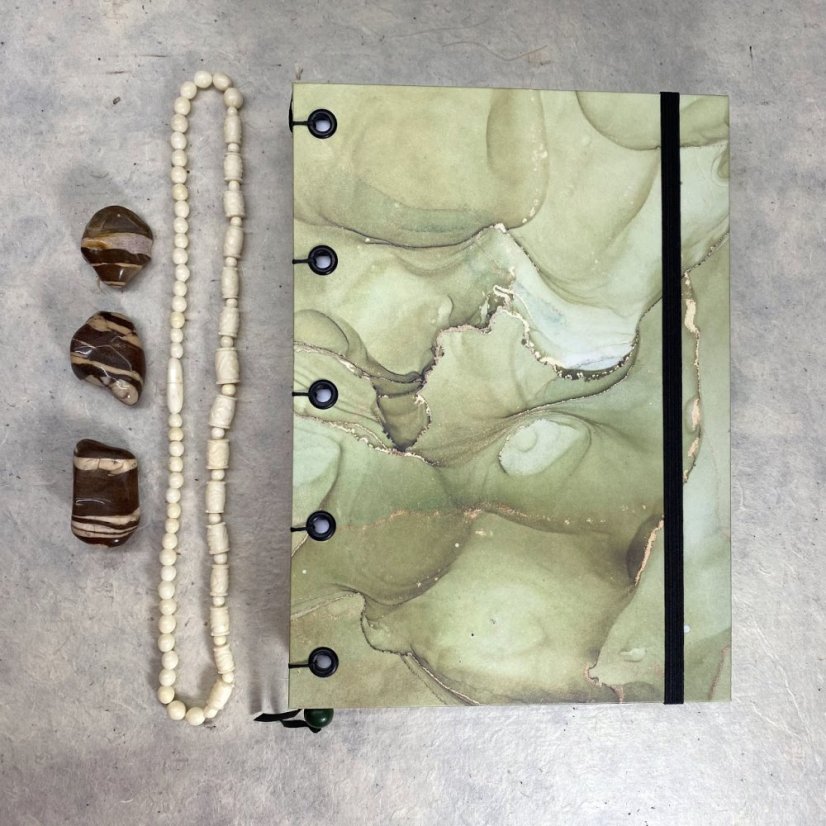 Tečkovaný zápisník Ink drops A5 No.3 papír 160g