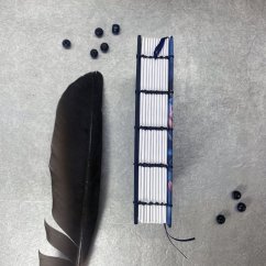 Tečkovaný zápisník A6 Noční krajina se světluškami