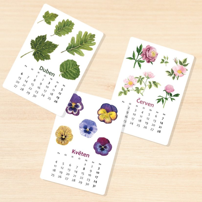 Samolepkový kalendářík 2026