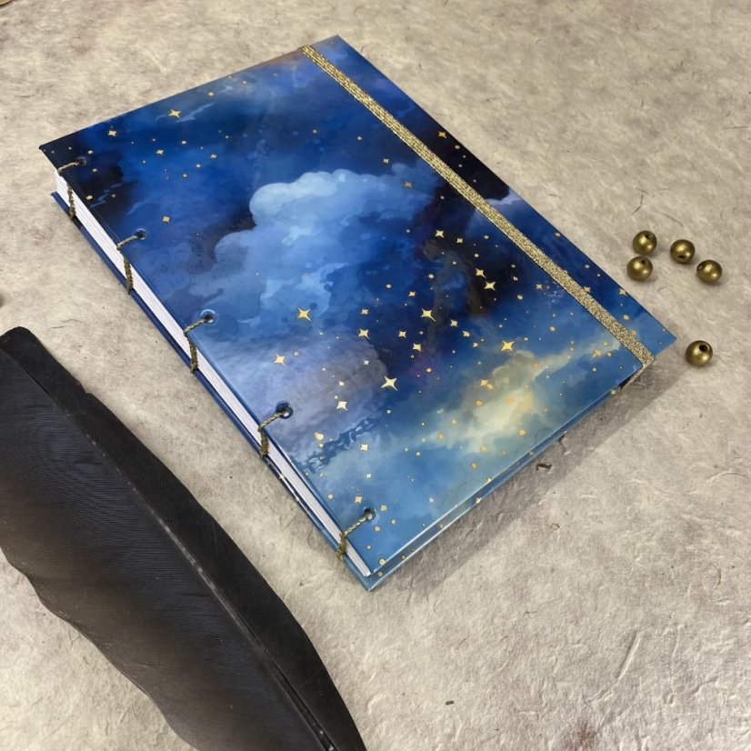 Tečkovaný zápisník Hvězdné nebe No.2