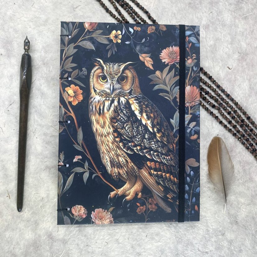 Tečkovaný zápisník Výr velký