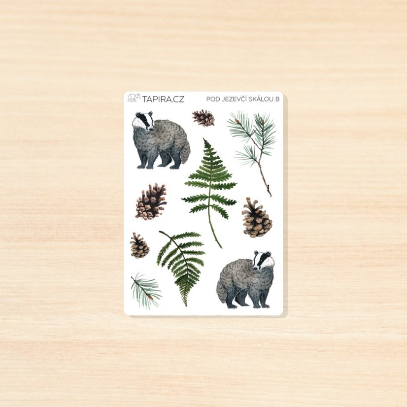 Pod jezevčí skálou - vzor: B