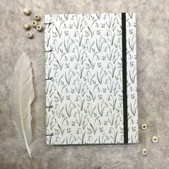 Tečkovaný zápisník se sněženkami