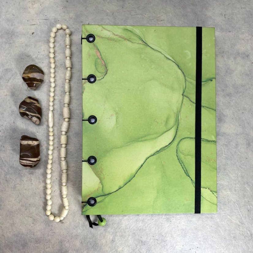 Tečkovaný zápisník Ink drops A5 No.6 papír 160g