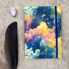 Tečkovaný zápisník Ink drops A5 No.16