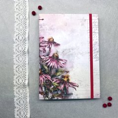 Tečkovaný zápisník s třapatkami