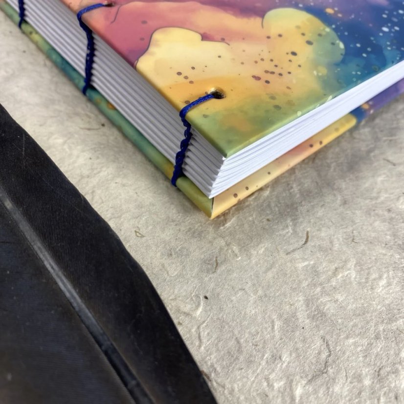 Tečkovaný zápisník Ink drops A5 No.18