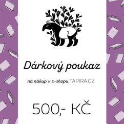 Dárkový poukaz na 500,- Kč