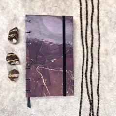 Tečkovaný zápisník Soumrak měděný - cestovatelský