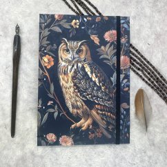 Tečkovaný zápisník Výr velký