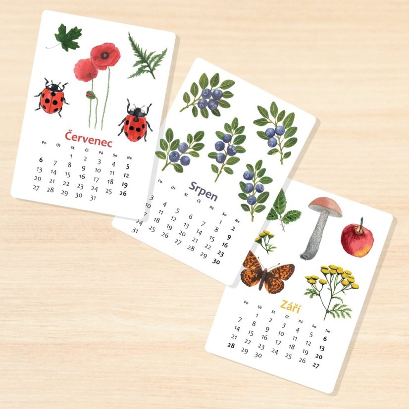 Samolepkový kalendářík 2026