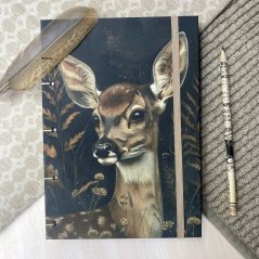 Tečkovaný zápisník A5: kolouch v trávě