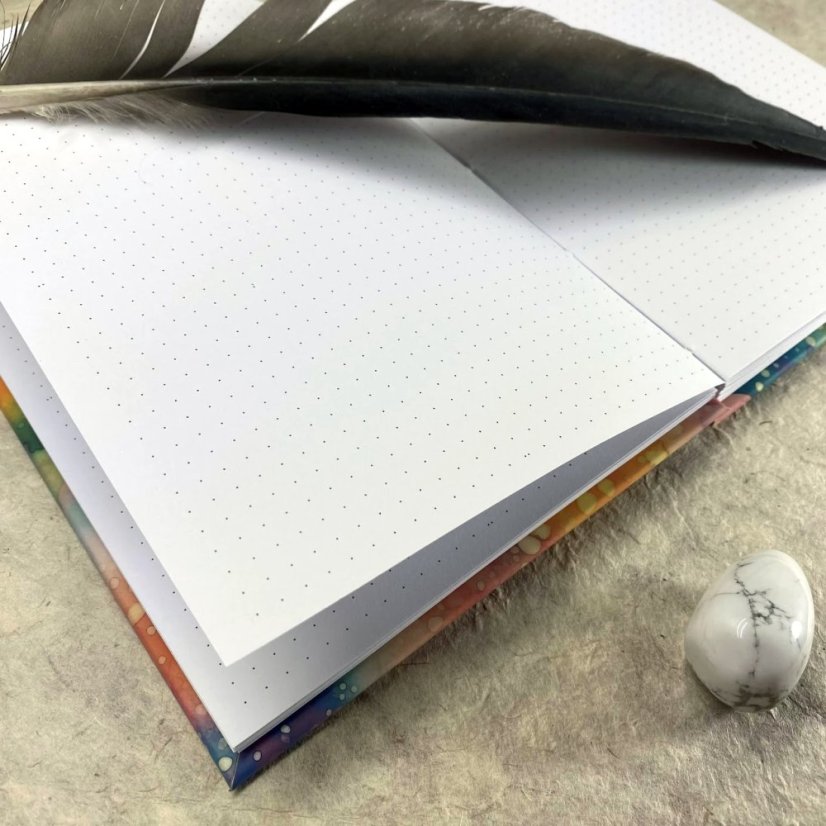 Tečkovaný zápisník Ink drops A5 No.20