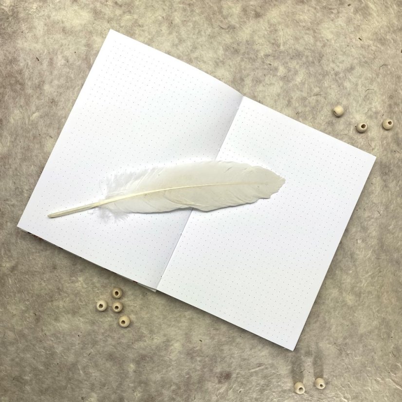 Tečkovaný zápisník se zvířátky