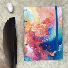 Tečkovaný zápisník Ink drops A5 No.20