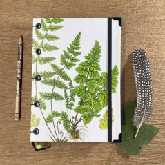 Tečkovaný zápisník A5: The ferns of Great Britain No.4