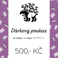 Dárkový poukaz na 500,- Kč