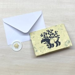 Přáníčko Tapira A7 zelené