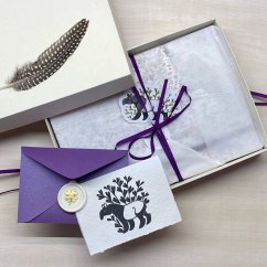 Hotový dárek: zápisník A5 v krabičce s přáním