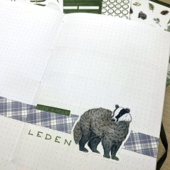 Jezevec - kusová samolepka