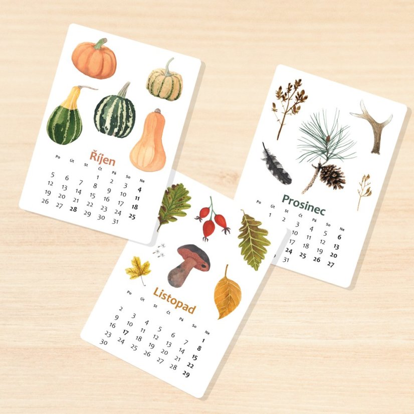 Samolepkový kalendářík 2026