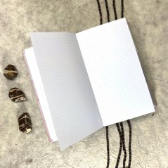 Tečkovaný zápisník Soumrak růžový - cestovatelský