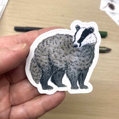 Jezevec - kusová samolepka