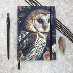 Tečkovaný zápisník Sova pálená