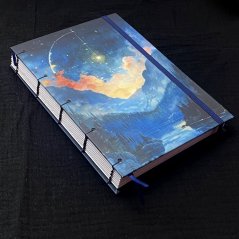 Hvězdná obloha v horách