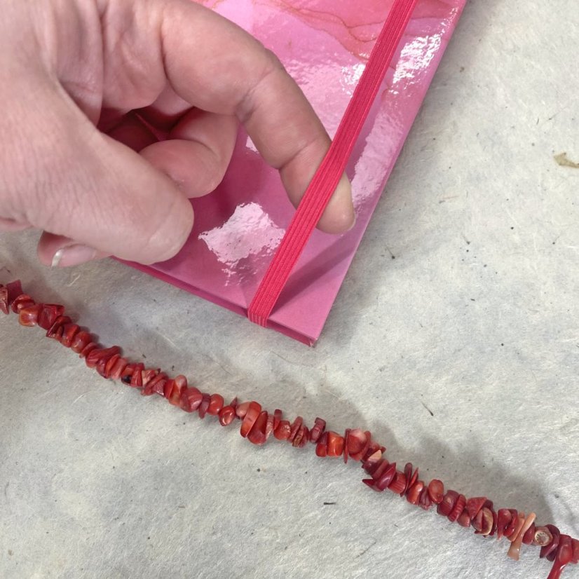 Tečkovaný zápisník A5 Rose drops No.3