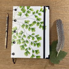 Tečkovaný zápisník A5: The ferns of Great Britain No.2