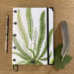 Tečkovaný zápisník A5:The ferns of Great Britain No.8