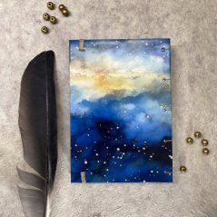 Tečkovaný zápisník Hvězdné nebe No.1