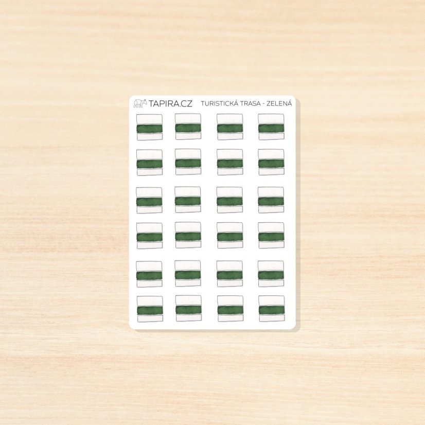 Turistické trasy - vzor: šrafa