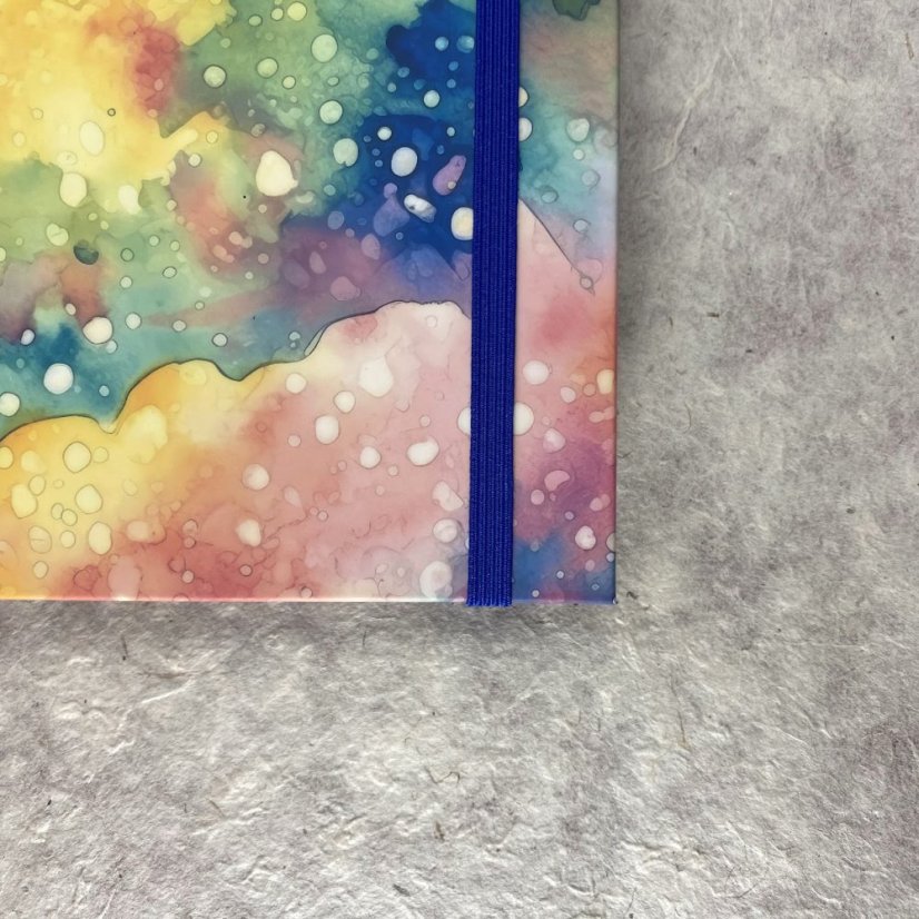 Tečkovaný zápisník Ink drops A5 No.17