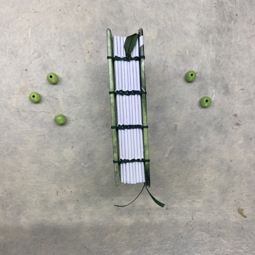 Tečkovaný zápisník A7 Monstera v džungli