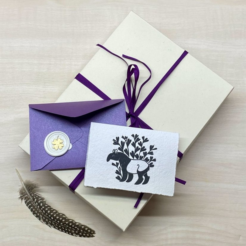 Hotový dárek: zápisník A5 v krabičce s přáním