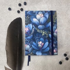 Tečkovaný zápisník A6 Sukulenty