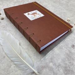 Tečkovaný zápisník s pevným hřbetem: Srneček