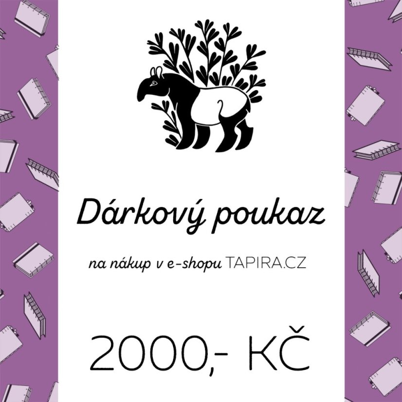 Dárkový poukaz na 2000,- Kč