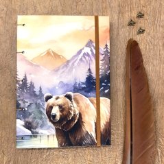 Tečkovaný zápisník Medvědí stezkou horami