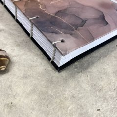 Tečkovaný zápisník Soumrak bouřlivý II, A5