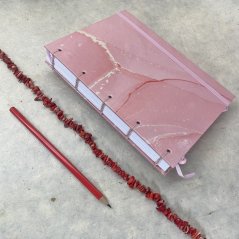 Tečkovaný zápisník A5 Rose drops No.5