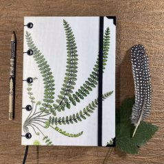 Tečkovaný zápisník A5: The ferns of Great Britain No.3