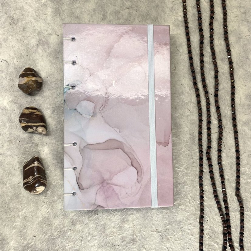 Tečkovaný zápisník Soumrak něžný - cestovatelský