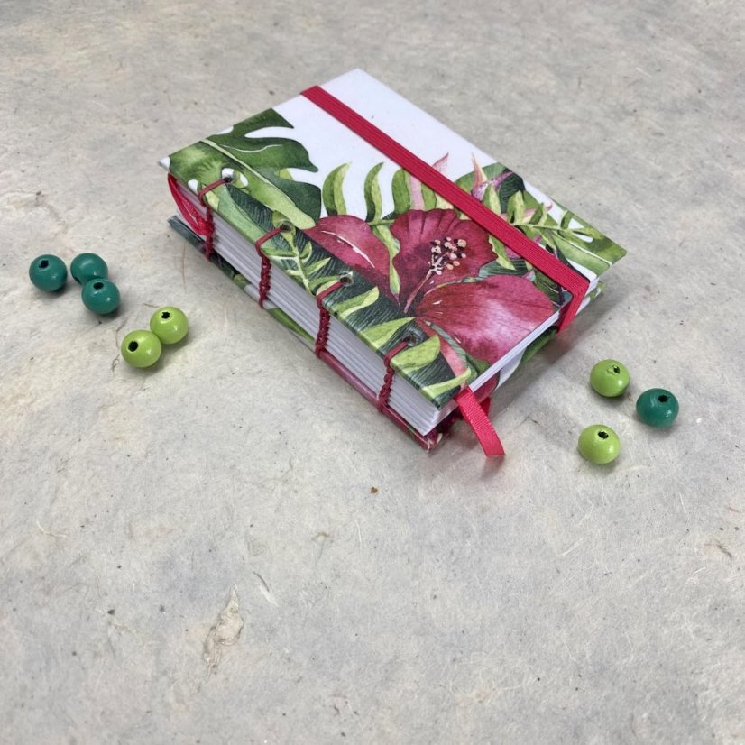 Zápisník A7 Ibišek v tropické džungli